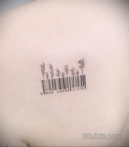Тату штрихкод фото пример рисунка 03.04.2020 №005 -tattoo barcode- tatufoto.com