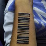 Тату штрихкод фото пример рисунка 03.04.2020 №008 -tattoo barcode- tatufoto.com
