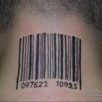 Тату штрихкод фото пример рисунка 03.04.2020 №062 -tattoo barcode- tatufoto.com