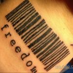 Тату штрихкод фото пример рисунка 03.04.2020 №066 -tattoo barcode- tatufoto.com