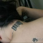 Тату штрихкод фото пример рисунка 03.04.2020 №111 -tattoo barcode- tatufoto.com