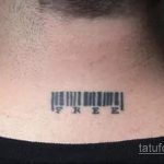 Тату штрихкод фото пример рисунка 03.04.2020 №116 -tattoo barcode- tatufoto.com