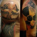 Фото Тату со знаком радиации 26.04.2020 №033 -Radiation Tattoo- tatufoto.com