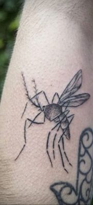 Фото тату комар 25.04.2020 №007 -mosquito tattoo- tatufoto.com