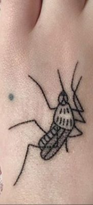 Фото тату комар 25.04.2020 №009 -mosquito tattoo- tatufoto.com