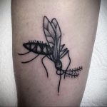 Фото тату комар 25.04.2020 №016 -mosquito tattoo- tatufoto.com