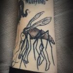 Фото тату комар 25.04.2020 №019 -mosquito tattoo- tatufoto.com