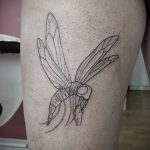 Фото тату комар 25.04.2020 №032 -mosquito tattoo- tatufoto.com