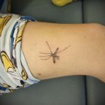 Фото тату комар 25.04.2020 №033 -mosquito tattoo- tatufoto.com