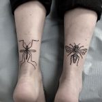 Фото тату комар 25.04.2020 №049 -mosquito tattoo- tatufoto.com