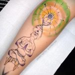 Фото тату с цепочкой ДНК 25.04.2020 №054 -DNA Chain Tattoo- tatufoto.com