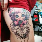Фото татуировки аниме ко дню аниме 11.04.2020 №003 -anime tattoo- tatufoto.com