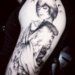 Фото татуировки аниме ко дню аниме 11.04.2020 №021 -anime tattoo- tatufoto.com