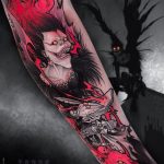 Фото татуировки аниме ко дню аниме 11.04.2020 №033 -anime tattoo- tatufoto.com