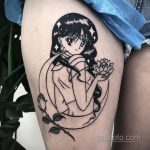 Фото татуировки аниме ко дню аниме 11.04.2020 №036 -anime tattoo- tatufoto.com