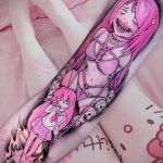Фото татуировки аниме ко дню аниме 11.04.2020 №076 -anime tattoo- tatufoto.com