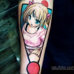 Фото татуировки аниме ко дню аниме 11.04.2020 №078 -anime tattoo- tatufoto.com