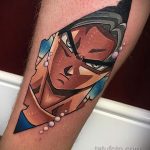 Фото татуировки аниме ко дню аниме 11.04.2020 №081 -anime tattoo- tatufoto.com