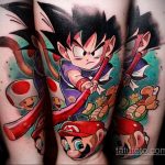 Фото татуировки аниме ко дню аниме 11.04.2020 №113 -anime tattoo- tatufoto.com