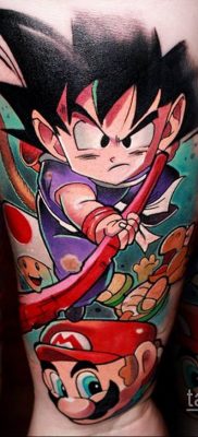 Фото татуировки аниме ко дню аниме 11.04.2020 №113 -anime tattoo- tatufoto.com