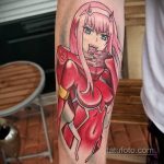 Фото татуировки аниме ко дню аниме 11.04.2020 №127 -anime tattoo- tatufoto.com