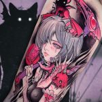 Фото татуировки аниме ко дню аниме 11.04.2020 №142 -anime tattoo- tatufoto.com