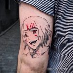 Фото татуировки аниме ко дню аниме 11.04.2020 №144 -anime tattoo- tatufoto.com
