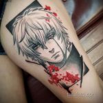 Фото татуировки аниме ко дню аниме 11.04.2020 №159 -anime tattoo- tatufoto.com