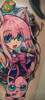 Фото татуировки аниме ко дню аниме 11.04.2020 №168 -anime tattoo- tatufoto.com
