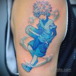 Фото татуировки аниме ко дню аниме 11.04.2020 №192 -anime tattoo- tatufoto.com