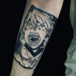 Фото татуировки аниме ко дню аниме 11.04.2020 №193 -anime tattoo- tatufoto.com