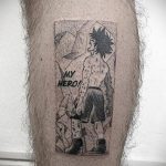 Фото татуировки аниме ко дню аниме 11.04.2020 №199 -anime tattoo- tatufoto.com