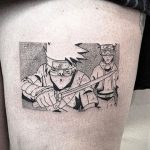 Фото татуировки аниме ко дню аниме 11.04.2020 №202 -anime tattoo- tatufoto.com