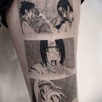 Фото татуировки аниме ко дню аниме 11.04.2020 №203 -anime tattoo- tatufoto.com
