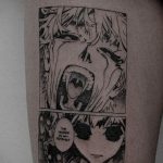 Фото татуировки аниме ко дню аниме 11.04.2020 №204 -anime tattoo- tatufoto.com