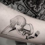 Фото татуировки аниме ко дню аниме 11.04.2020 №209 -anime tattoo- tatufoto.com