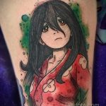 Фото татуировки аниме ко дню аниме 11.04.2020 №211 -anime tattoo- tatufoto.com