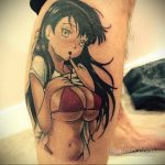 Фото татуировки аниме ко дню аниме 11.04.2020 №228 -anime tattoo- tatufoto.com