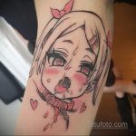Фото татуировки аниме ко дню аниме 11.04.2020 №234 -anime tattoo- tatufoto.com
