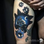 Фото татуировки аниме ко дню аниме 11.04.2020 №240 -anime tattoo- tatufoto.com