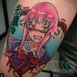 Фото татуировки аниме ко дню аниме 11.04.2020 №259 -anime tattoo- tatufoto.com