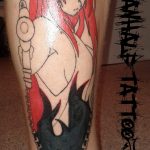 Фото татуировки аниме ко дню аниме 11.04.2020 №274 -anime tattoo- tatufoto.com