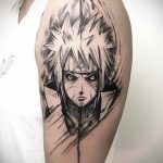 Фото татуировки аниме ко дню аниме 11.04.2020 №279 -anime tattoo- tatufoto.com