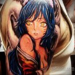 Фото татуировки аниме ко дню аниме 11.04.2020 №282 -anime tattoo- tatufoto.com