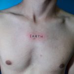 Фото татуировки з планетой Земля 22.04.2020 №007 -planet earth tattoo- tatufoto.com