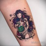 Фото татуировки з планетой Земля 22.04.2020 №011 -planet earth tattoo- tatufoto.com