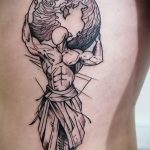 Фото татуировки з планетой Земля 22.04.2020 №042 -planet earth tattoo- tatufoto.com