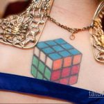 Фото Татуировки с Кубиком Рубика 16.05.2020 №008 -Rubik Cube Tattoo- tatufoto.com