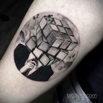 Фото Татуировки с Кубиком Рубика 16.05.2020 №019 -Rubik Cube Tattoo- tatufoto.com