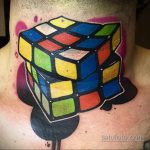 Фото Татуировки с Кубиком Рубика 16.05.2020 №048 -Rubik Cube Tattoo- tatufoto.com